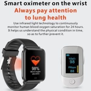 1.3 Inch Q9T Waterproof Smart Watch Body Temperature Wristband – Wholesale Item