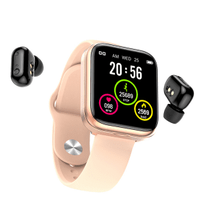 1.54 Inch BT Calling SmartWatch X5 TWS Dual Earphones 2 in Fitness Tracker – Wholesale Item