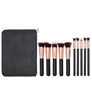 Personalized High-end Professional Portable Synthetic 10 pcs Makeup Brush Set-Dropshipping Available