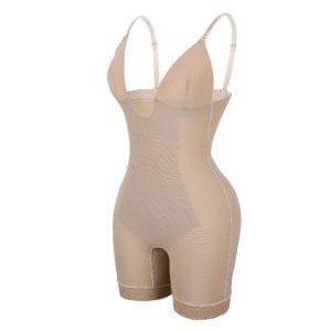 Low Back Open Crotch Lace Body Shaper Highest Compression