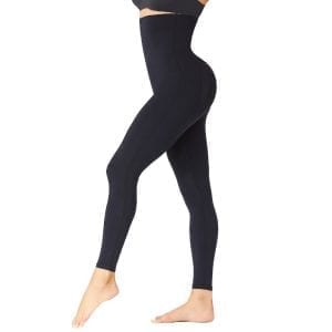 Double-Layer Shapewear Leggings Plus Size Ankle Length