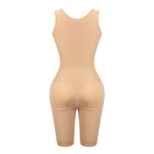 Full Body Shaper Zipper Inner Hooks Medium Control