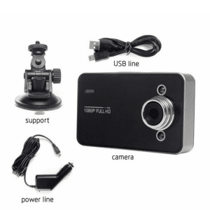 Full hd dashcam 1080P 30fps 2.4 inches lcd display camcorder K6000 car dvr camera – Wholesale Item