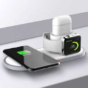 Portable 3 In 1 Qi Wireless Fast Charging station For Iphone Iwatch Airpods-Dropshipping Available