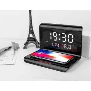 Wireless charging speaker alarm clock wireless charger 10W wireless phone charger – Wholesale Item