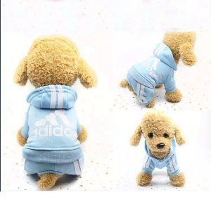 Adidog Hoodies Sweater Jumpsuit Warm Cotton Jacket Coat for Small Pets-Dropshipping Available