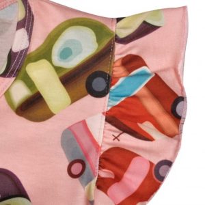 Cute Toddler Girl Cars Print Tunic & shorts 2pcs Outfit Summer Clothing-Wholesale Item