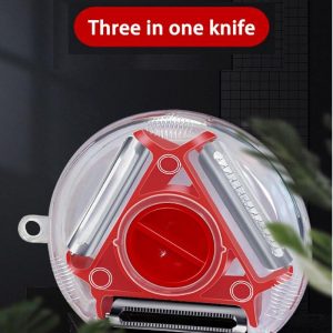 3 in 1 Vegetable Peeler Stainless Steel Sharp Blade Shredder Slicer – Dropshipping Available
