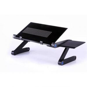 Portable Folding Adjustable Aluminum Laptop Desk Stand With Mouse Table – Dropshipping Available