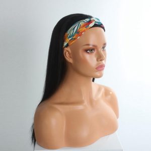 9A Grade Straight Hair Headband Glueless Hair Wig