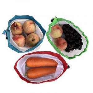 12pcs/set Fruit and Vegetable Reusable Eco Friendly Mesh Produce Bags-Dropshipping Available