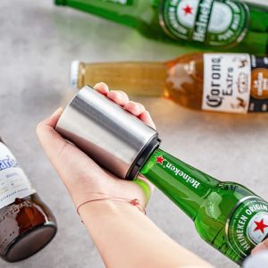 Stainless Steel Automatic Beer Bottle Opener-Dropshipping Available