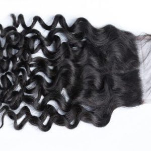 12A 4×4 Jerry Curl Virgin Unprocessed Hair Lace Closure Top Closure