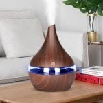 USB Ultrasonic Air Diffuser in Light or Dark Wood_2