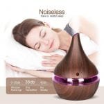 USB Ultrasonic Air Diffuser in Light or Dark Wood_4