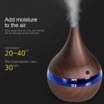 USB Ultrasonic Air Diffuser in Light or Dark Wood_5