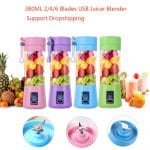 4-Blade Portable Blender Handy Powerful and Colorful_5