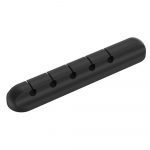 USB Wires Cable Winder Silicone Holder and Organizer Desktop Tidy Management Clips Cable Holder Organizer_2