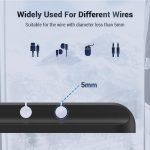 USB Wires Cable Winder Silicone Holder and Organizer Desktop Tidy Management Clips Cable Holder Organizer_9