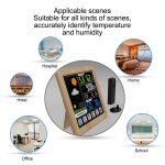 Digital Wireless Multi-Functional Weather Clock Color Screen Creative Home Touch Screen Thermometer Forecast Station Clock_5