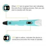 Magic 3D Printing Pen for Kids DIY Pen with LED Display and Filaments_6
