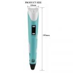 Magic 3D Printing Pen for Kids DIY Pen with LED Display and Filaments_7