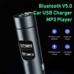 Wireless Car Bluetooth Transmitter and Charger Column Style_3