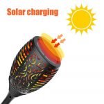 12 LED Light Solar Powered Flame Torch Decorative Light_2