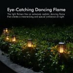 12 LED Light Solar Powered Flame Torch Decorative Light_4