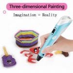 High Temperature 3D Filament Printing Pen DIY Arts and Crafts for Kids_2