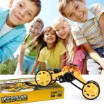 DIY Electric Engineering Blocks Solar Powered STEM Educational Toy Vehicle_3