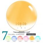 Creative Digital Alarm Clock Sunset and Sunlight Simulator Clock_9