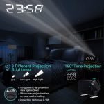 Projector FM Radio LED Display Alarm Clock_2