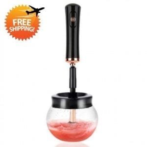 Battery Operated Electric Makeup Cleaner Automatic Brush Washer and Dryer – Dropshipping Available