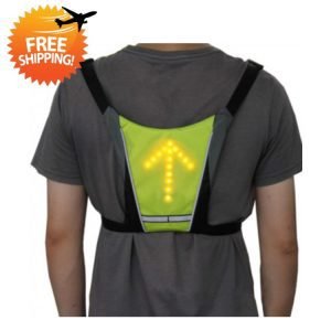 LED Signal Lighting Vest Wireless Safety Bike Signal Turning Light – Dropshipping Available