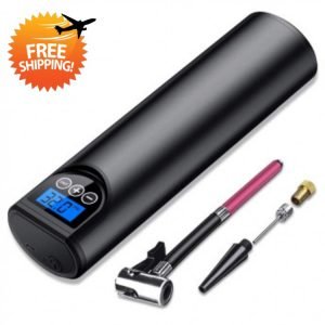 Electric Wireless LCD Display Mini Car Air Pump – Dropshipping Available