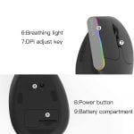 2.4G Wireless Vertical Ergonomic Optical Mouse with Receiver_2