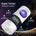 Ultraviolet LED Mosquito Killer Lamp UV Insect Trap Killer_6