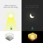 Solar Powered Multi-Color Light Up LED Light Cubes with Switch_9