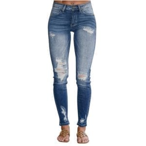 Destroyed Skinny Fit Jeans