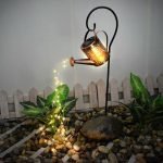 Solar Powered Watering Can LED String Light Outdoor Garden Décor_3