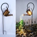 Solar Powered Watering Can LED String Light Outdoor Garden Décor_4