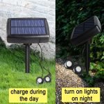 10 pcs Solar Powered Outdoor Spot Light Landscape Light Lamp_7