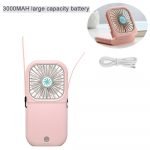 Portable Folding USB Rechargeable Mini Hanging Neck Fan_1