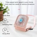 Portable Folding USB Rechargeable Mini Hanging Neck Fan_3