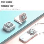 Portable Folding USB Rechargeable Mini Hanging Neck Fan_8