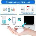 Wall Mounted Automatic Induction Hand Liquid Soap Dispenser_2