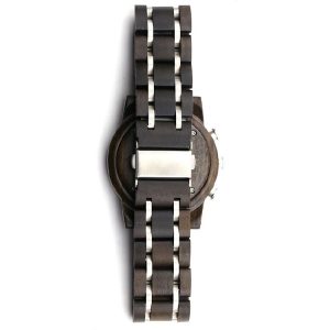 Luxury sports Calendar Stopwatch top quality 3 Pointer Working Wood watches