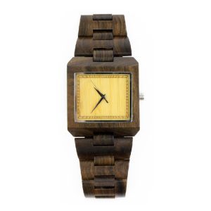Square Wood Natural Wood Watches Square Ebony Watch Bracelet