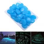 Solar Powered Glow in the Dark Garden Pebbles Garden Décor_1